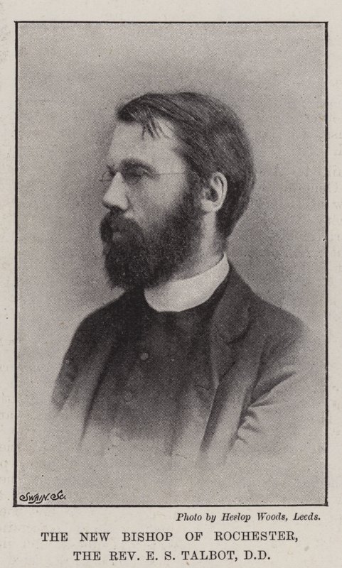Rochester új püspöke, E S Talbot tiszteletes, DD alkotó: English Photographer