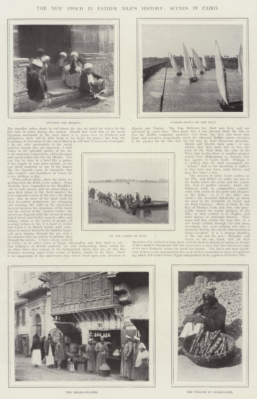 Az új korszak Niles atya történetében, jelenetek Kairóban alkotó: English Photographer