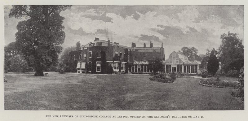 A Livingstone College új helyiségei Leytonban, amelyet a felfedezők lánya nyitott meg május 23-án alkotó: English Photographer