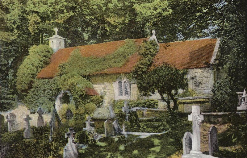 A régi templom, Bonchurch alkotó: English Photographer
