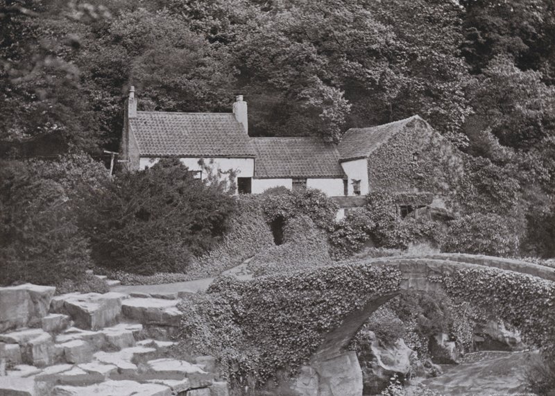 The Old Mill, Jesmond Dene (f/w fotó) alkotó: English Photographer