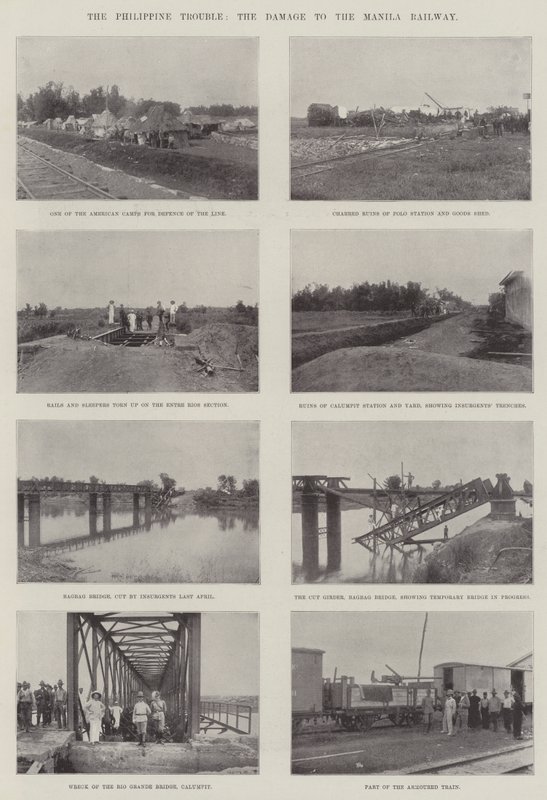 A Fülöp-szigeteki baj, a manilai vasút károsodása alkotó: English Photographer