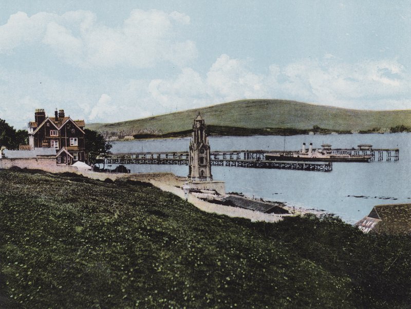 A móló és az óratorony, Swanage alkotó: English Photographer