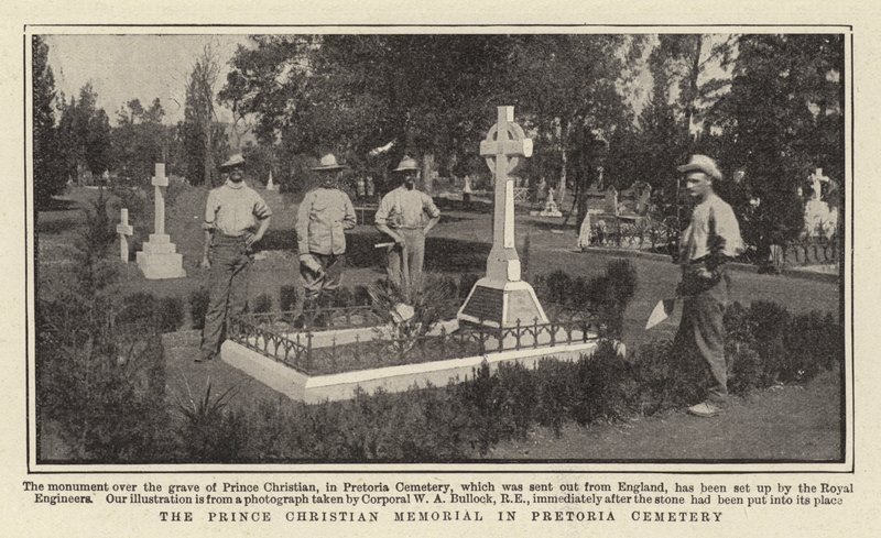 A Prince Christian Memorial a Pretoria temetőben alkotó: English Photographer