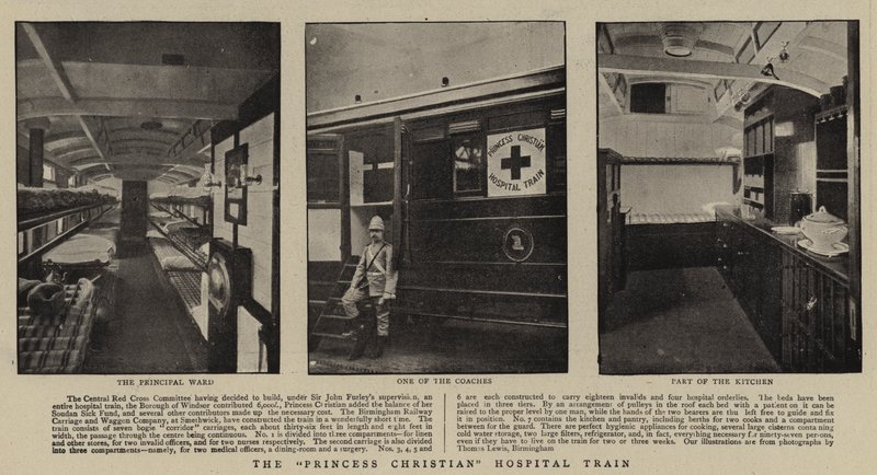 A Princess Christian Hospital vonat alkotó: English Photographer