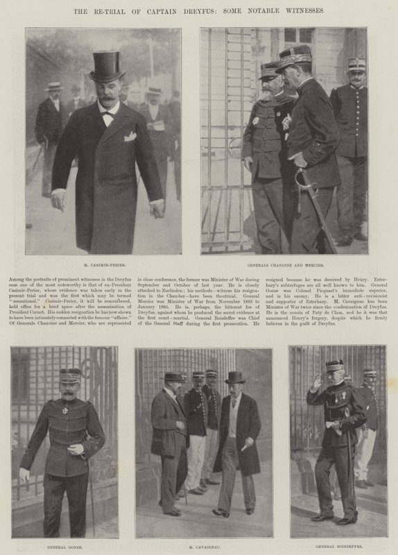 Dreyfus kapitány, néhány nevezetes tanú újbóli tárgyalása alkotó: English Photographer