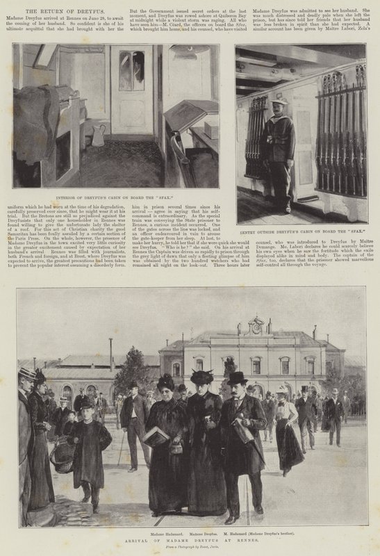 Dreyfus visszatérése alkotó: English Photographer