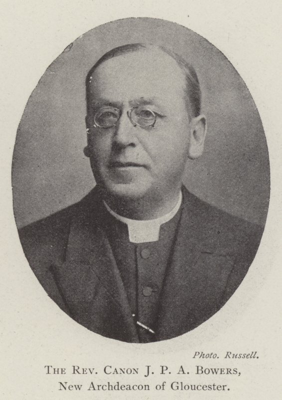 J P A Bowers tisztelendő kanonok, Gloucester új főesperese alkotó: English Photographer