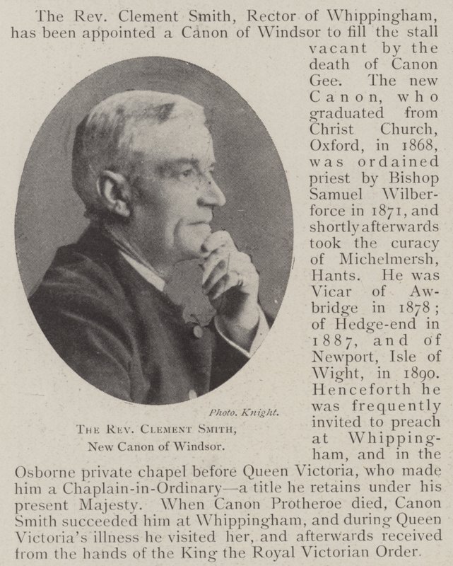 Clement Smith tiszteletes, Windsor új kánonja alkotó: English Photographer
