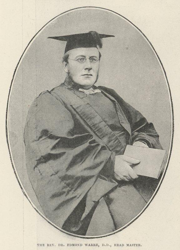 Dr. Edmond Warre tiszteletes, DD, főmester alkotó: English Photographer