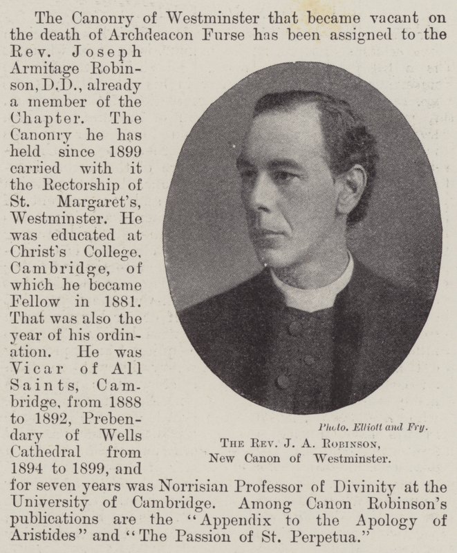 J A Robinson tiszteletes, Westminster új kánonja alkotó: English Photographer