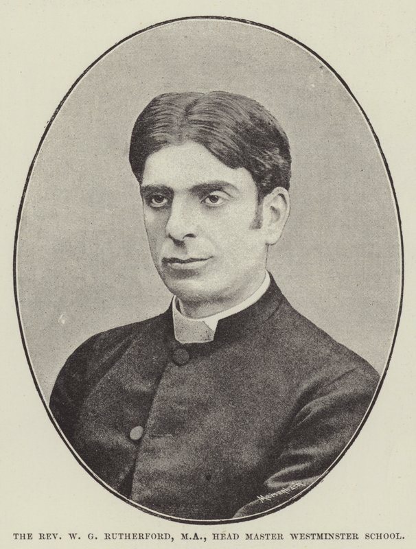 W G Rutherford tiszteletes, MA, a Westminster Iskola igazgatója alkotó: English Photographer