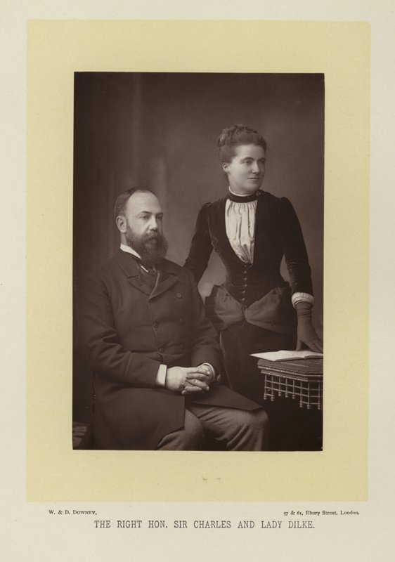 A jobb tiszt. Sir Charles és Lady Dilke alkotó: English Photographer