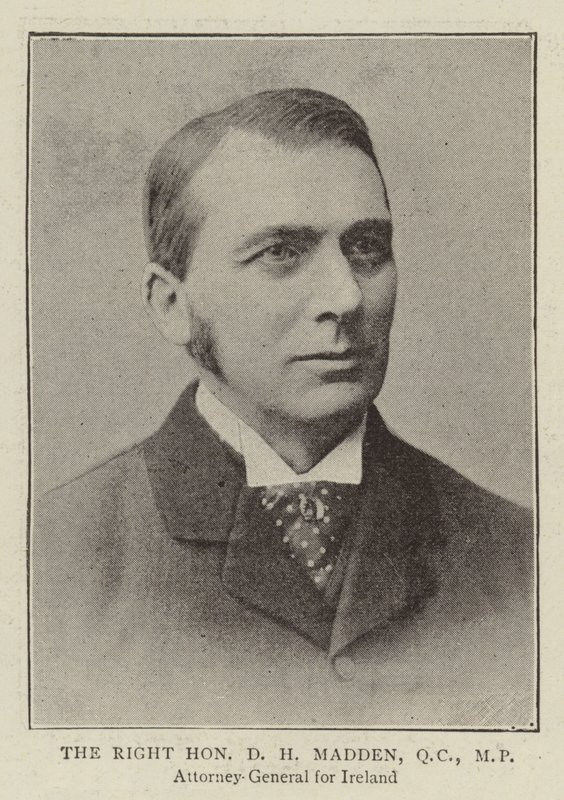 The Right Honorable D H Madden, QC, MP alkotó: English Photographer