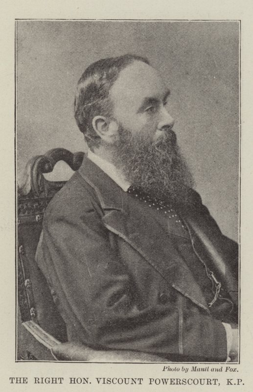 The Right Honorable Viscount Powerscourt, KP alkotó: English Photographer