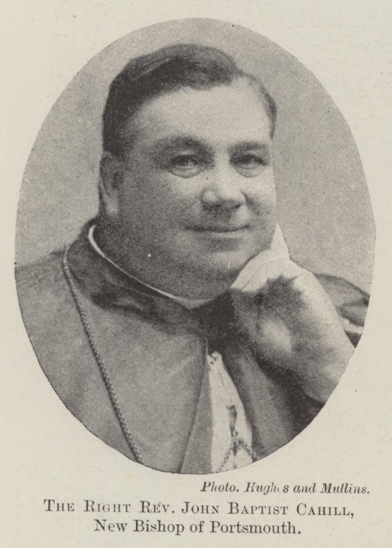 John Baptist Cahill tiszteletes, Portsmouth új püspöke alkotó: English Photographer