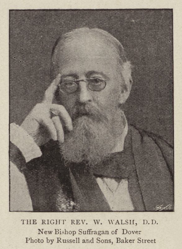 A jobb tiszteletes W Walsh, DD alkotó: English Photographer