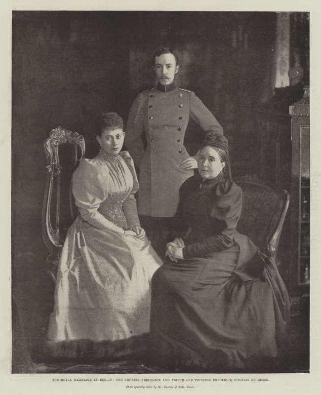 A berlini királyi házasság, Frigyes császárné és Frederick Károly hesseni herceg és hercegnő alkotó: English Photographer