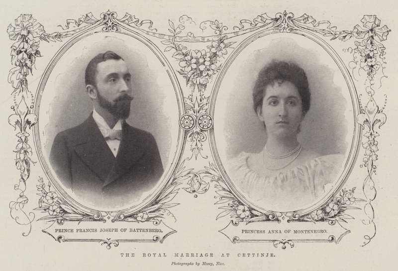 Királyi házasság Cettinjében alkotó: English Photographer