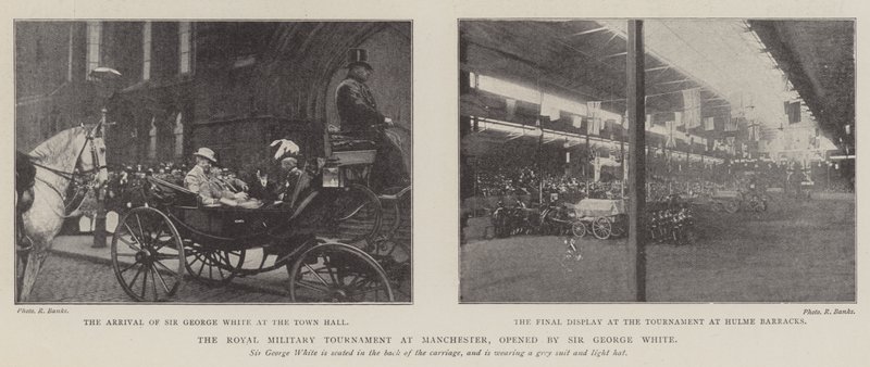 Királyi Katonai Torna Manchesterben, amelyet Sir George White nyitott meg alkotó: English Photographer