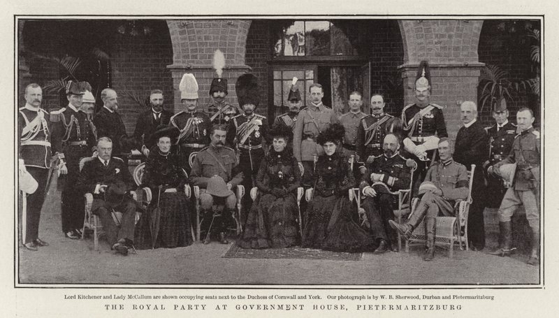 Királyi parti a pietermaritzburgi kormányházban alkotó: English Photographer