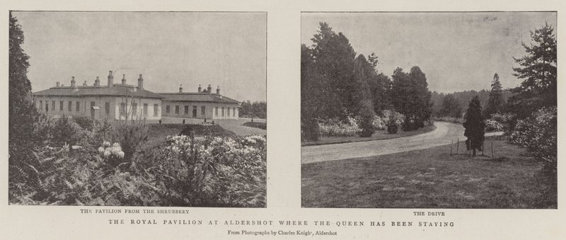 Aldershot királyi pavilonja, ahol a királynő tartózkodott alkotó: English Photographer