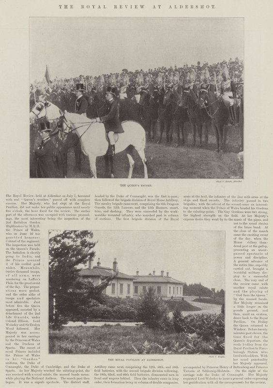 The Royal Review at Aldershot alkotó: English Photographer