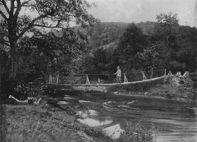 The Shaky Bridge, Llandrindod Wells alkotó: English Photographer