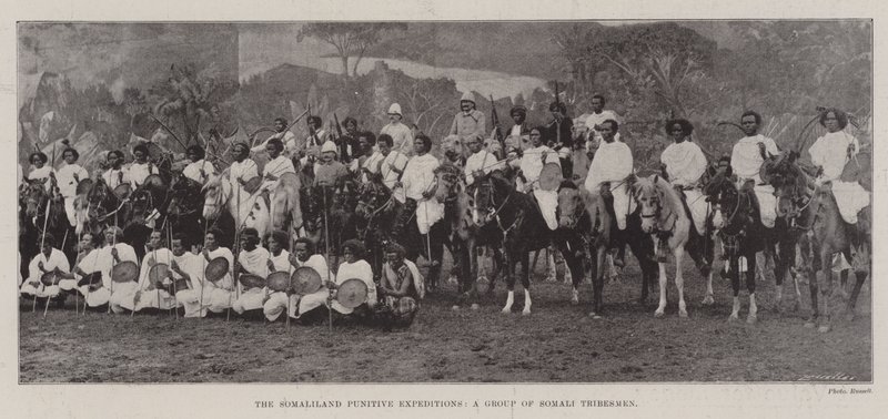 A Somaliland Punitive Expeditions, a szomáliai törzsek csoportja alkotó: English Photographer