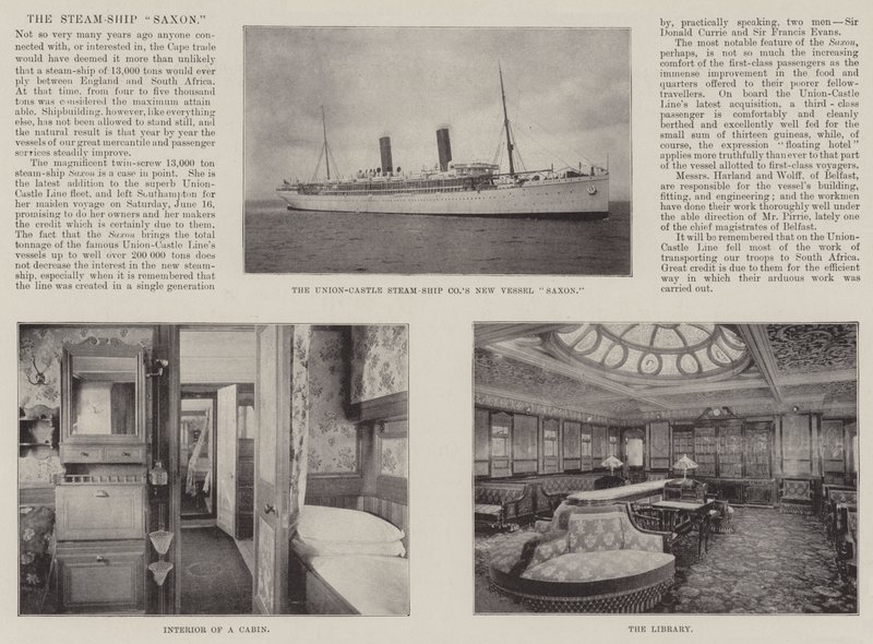 A Steam-Ship Saxon alkotó: English Photographer