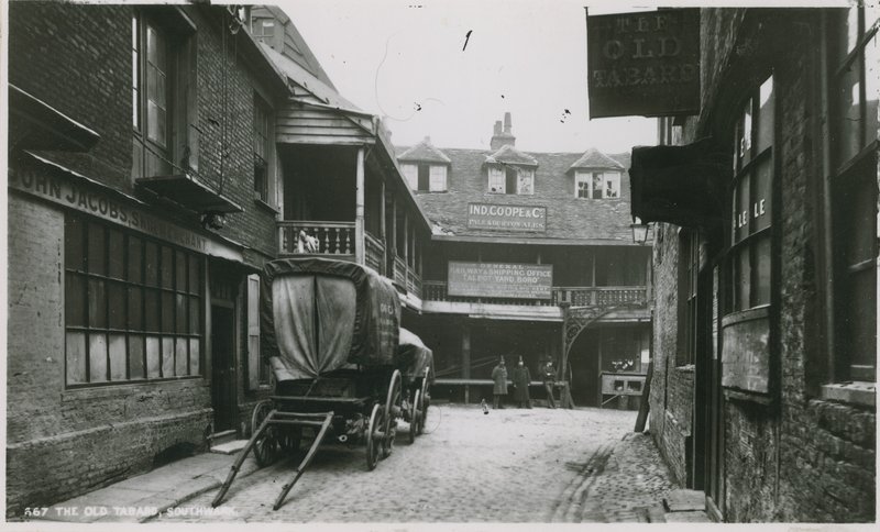 A Tabard Inn, Southwark alkotó: English Photographer