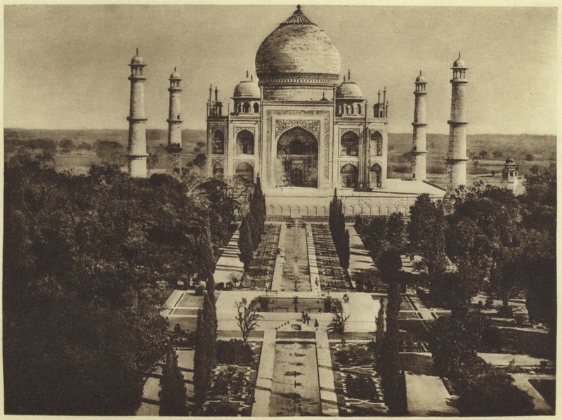 A Taj-Mahal Agrában (fotógravír) alkotó: English Photographer