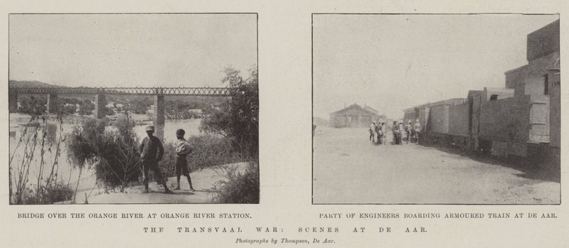 A transzvaali háború, jelenetek De Aarban alkotó: English Photographer