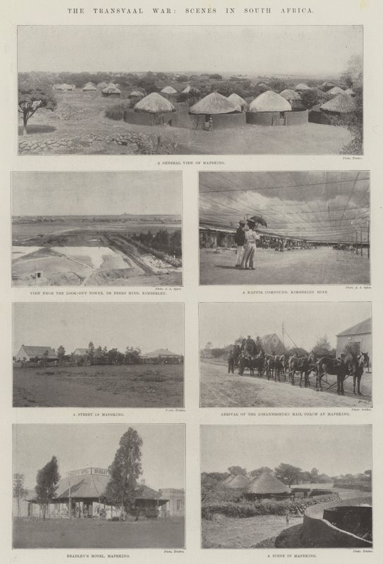 A transzvaali háború, jelenetek Dél-Afrikában alkotó: English Photographer