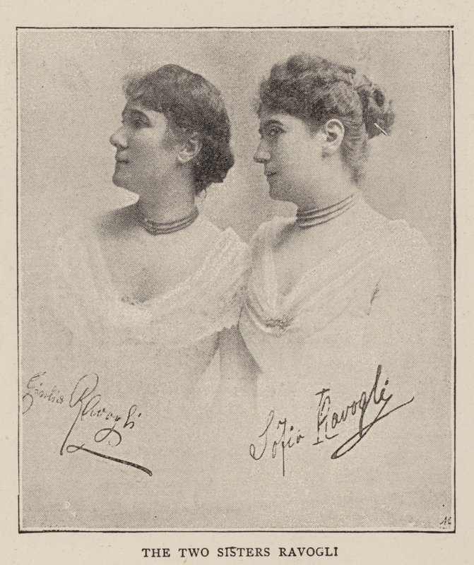 A két nővér, Ravogli alkotó: English Photographer