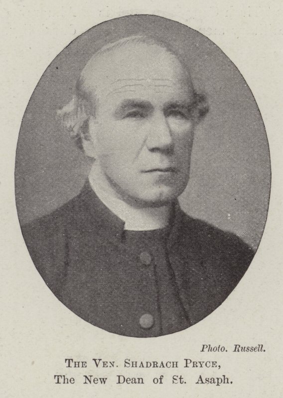 A tiszteletreméltó Shadrach Pryce, Szent Aszáf új dékánja alkotó: English Photographer