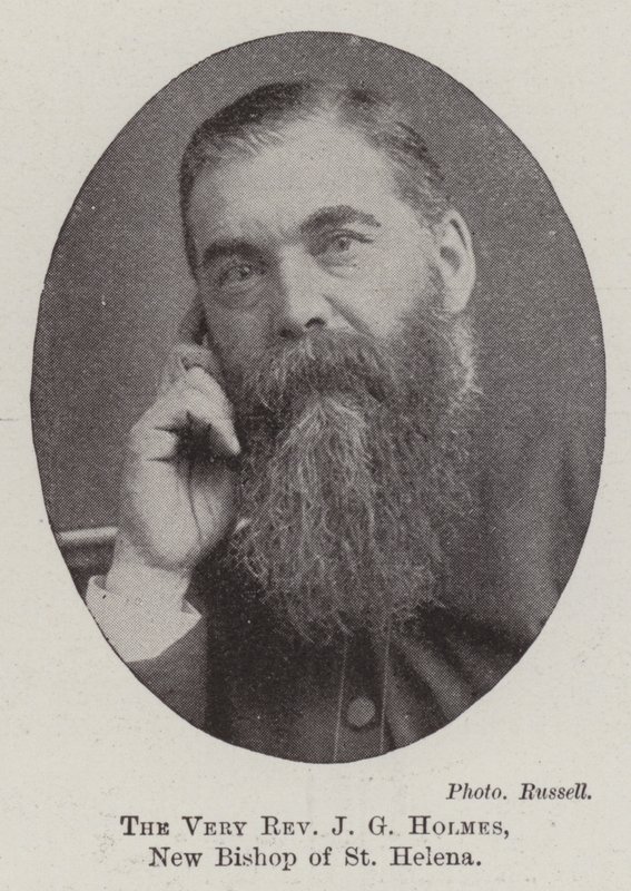 Tisztelendő J G Holmes, Szent Heléna új püspöke alkotó: English Photographer