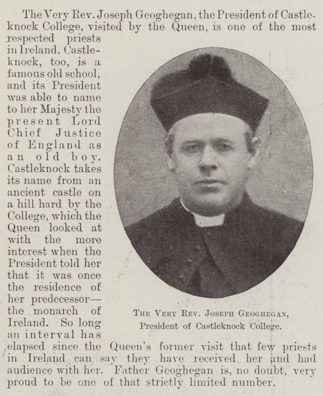 Joseph Geoghegan tiszteletes, a Castleknock College elnöke alkotó: English Photographer