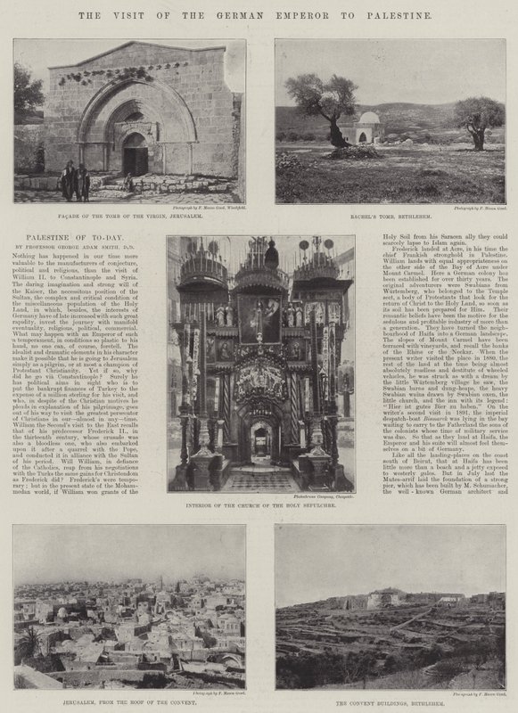 A német császár látogatása Palesztinában alkotó: English Photographer