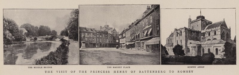 Henrik Battenberg hercegnő látogatása Romseyban alkotó: English Photographer