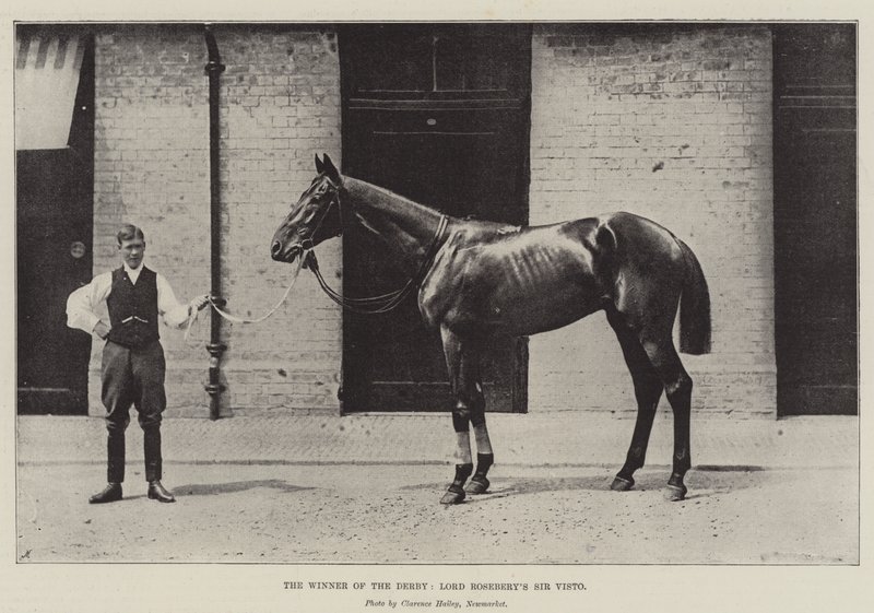 A Derby győztese, Lord Roseberys Sir Visto alkotó: English Photographer
