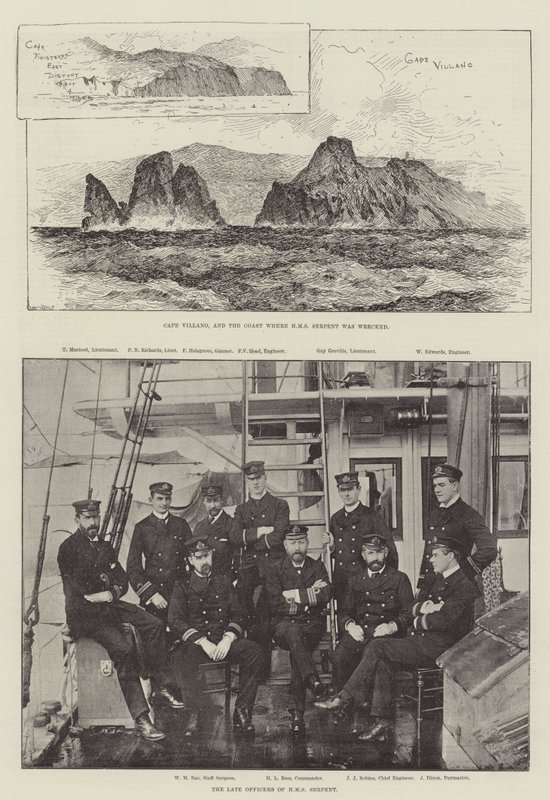 A HMS Serpent roncsa alkotó: English Photographer