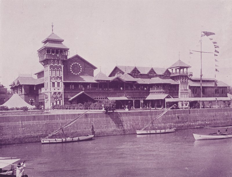 A Yacht Club, Bombay alkotó: English Photographer