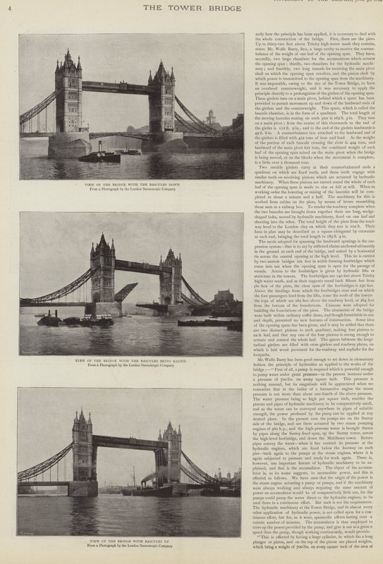 A Tower Bridge építése, London alkotó: English Photographer