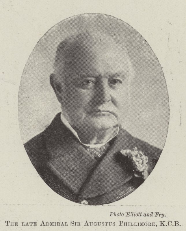 A néhai Sir Augustus Phillimore admirális, KCB alkotó: English Photographer