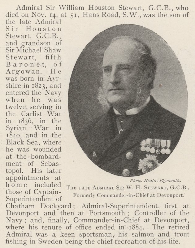 A néhai Sir W H Stewart admirális, GCB, korábban Devonport főparancsnoka alkotó: English Photographer