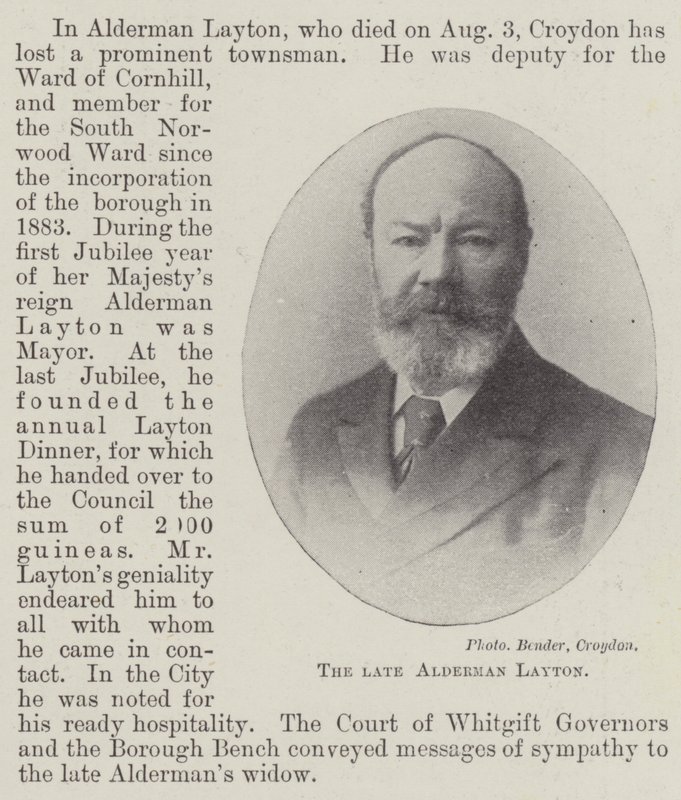 A néhai Alderman Layton alkotó: English Photographer