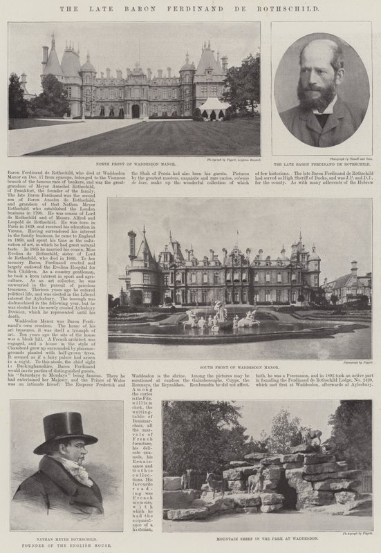 A néhai Ferdinand de Rothschild báró alkotó: English Photographer
