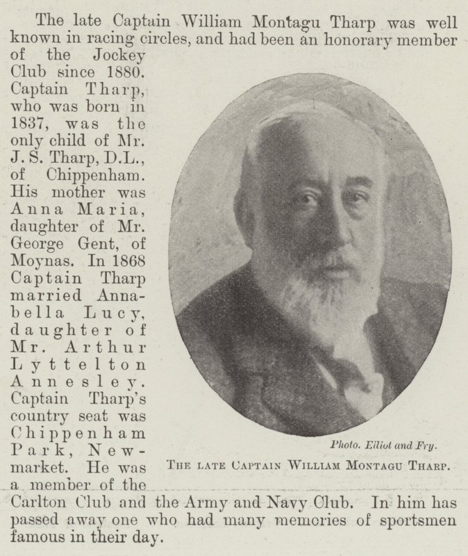 A néhai William Montagu Tharp kapitány alkotó: English Photographer