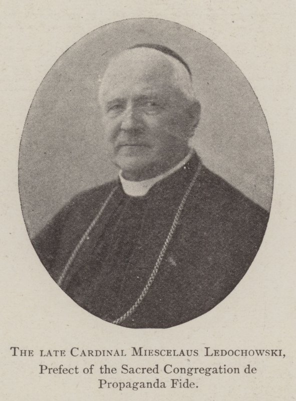 Miescelaus Ledochowski néhai bíboros, a Propaganda Fide Szent Kongregáció prefektusa alkotó: English Photographer
